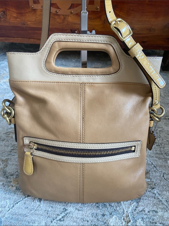 Coach Handbags - Coach 2008 Bonnie Leather Fold Over Crossbody (13388)